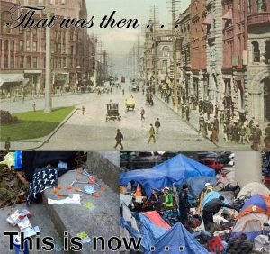 Seattle, then and now.