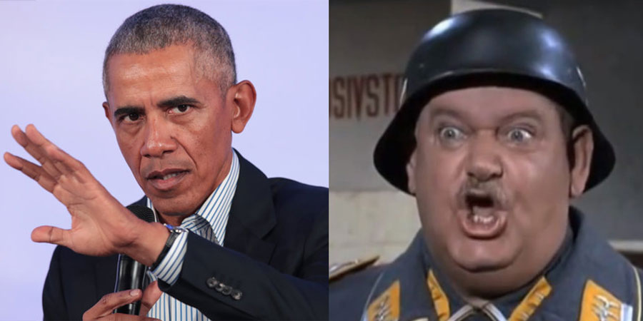 Obama and Sergeant Schults