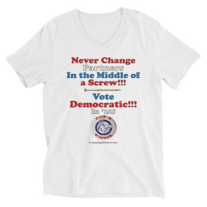 Unisex Short Sleeve V-Neck Funny T-Shirt