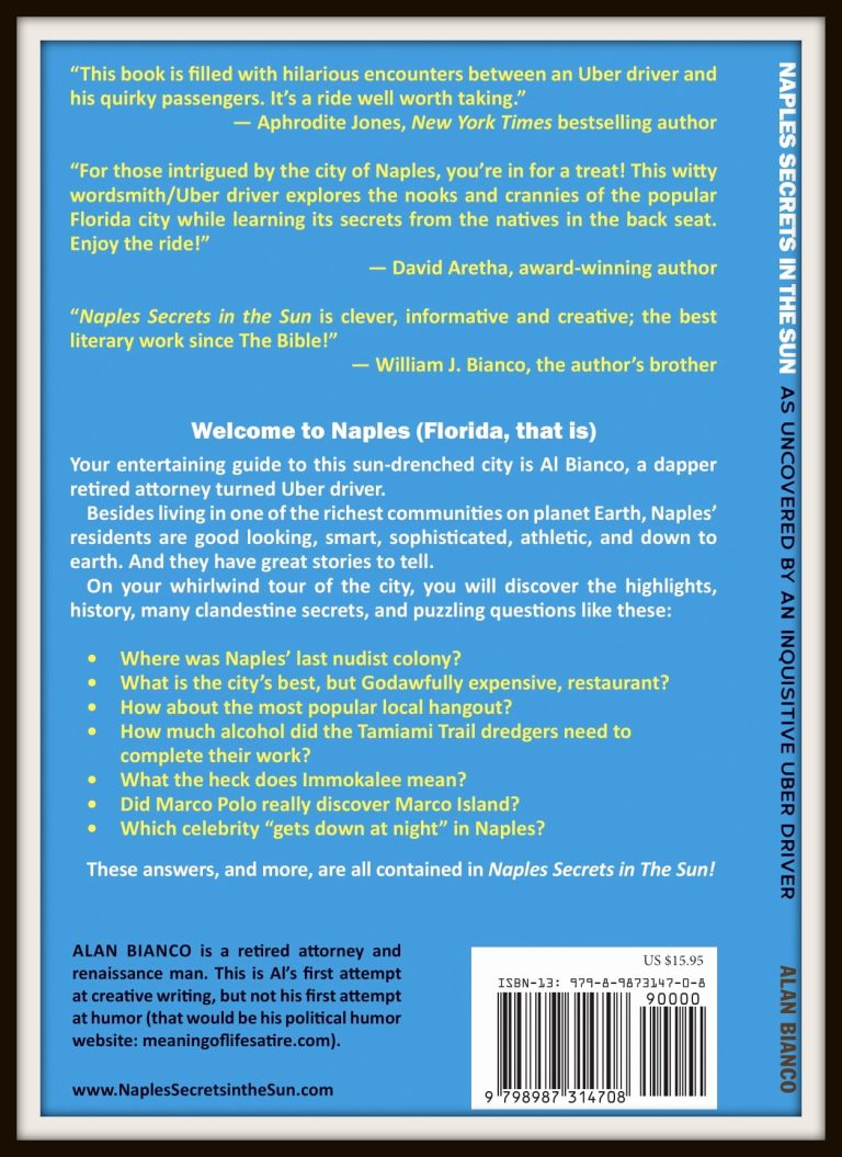 Naples Secrets Back Cover